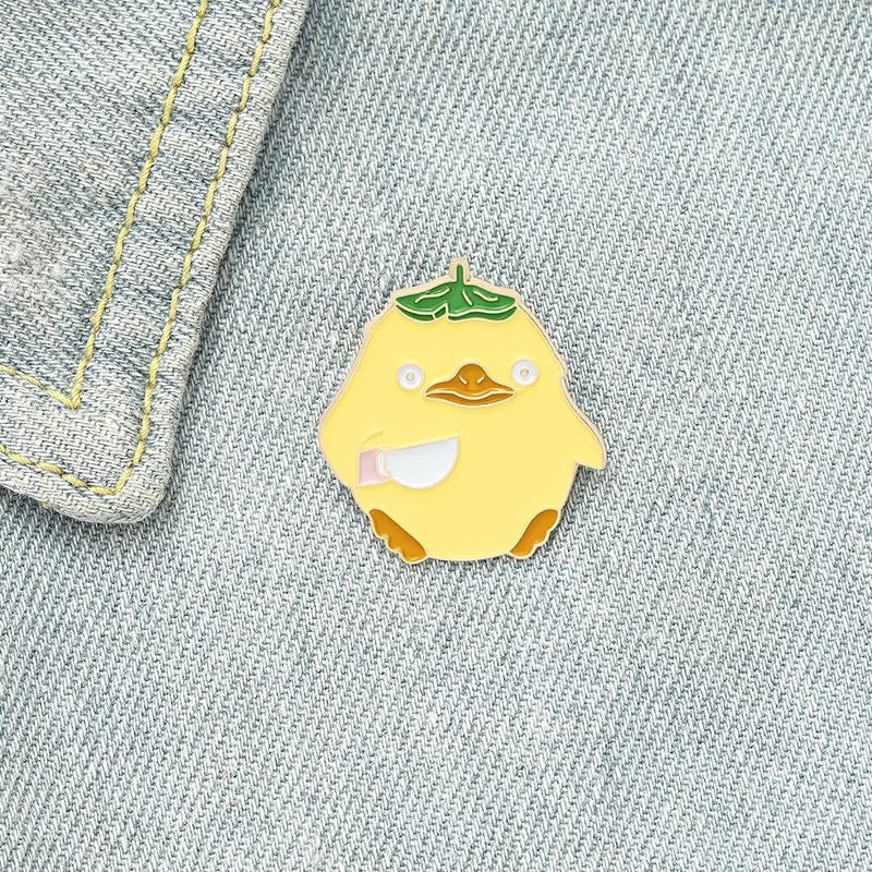 Pins Canard Ginko Couteau – visuel produit