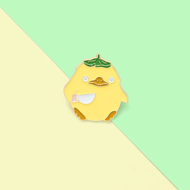 Pins Canard Ginko Couteau – visuel produit