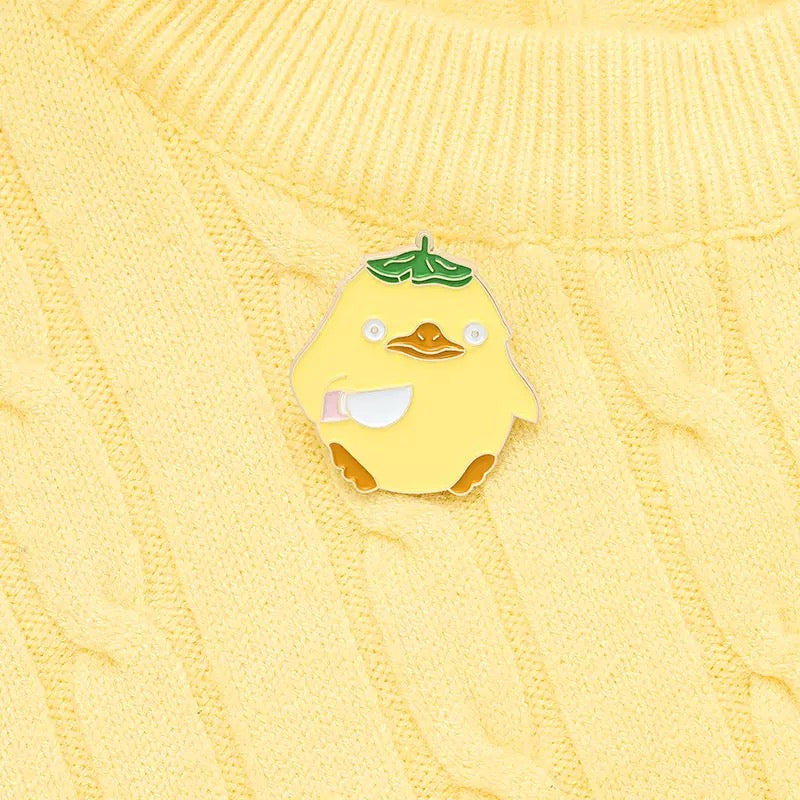 Pin’s Canard Ginko Couteau