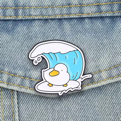 Photo produit - Pin’s Canard Surf