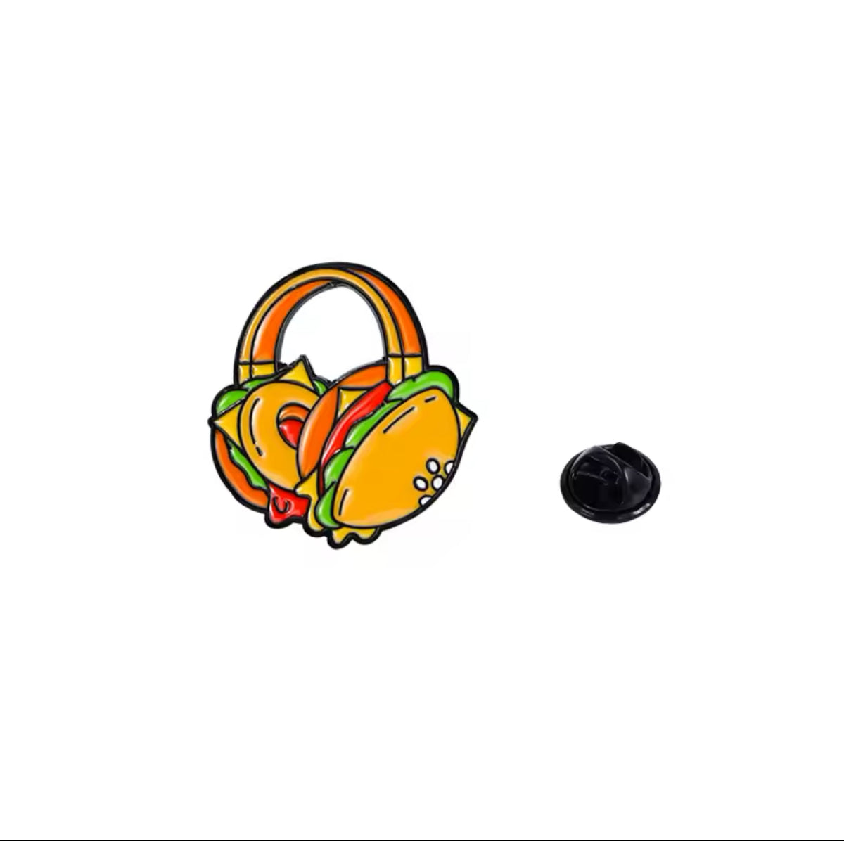 Pin's Casque Audio Burger