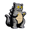 Pin's Chat "Catzilla"