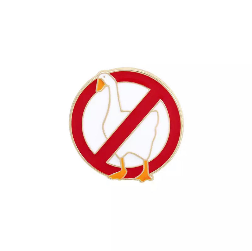 Pin's Interdit aux Canards