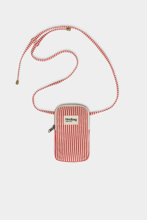 Red Stripe Bill Phone Case