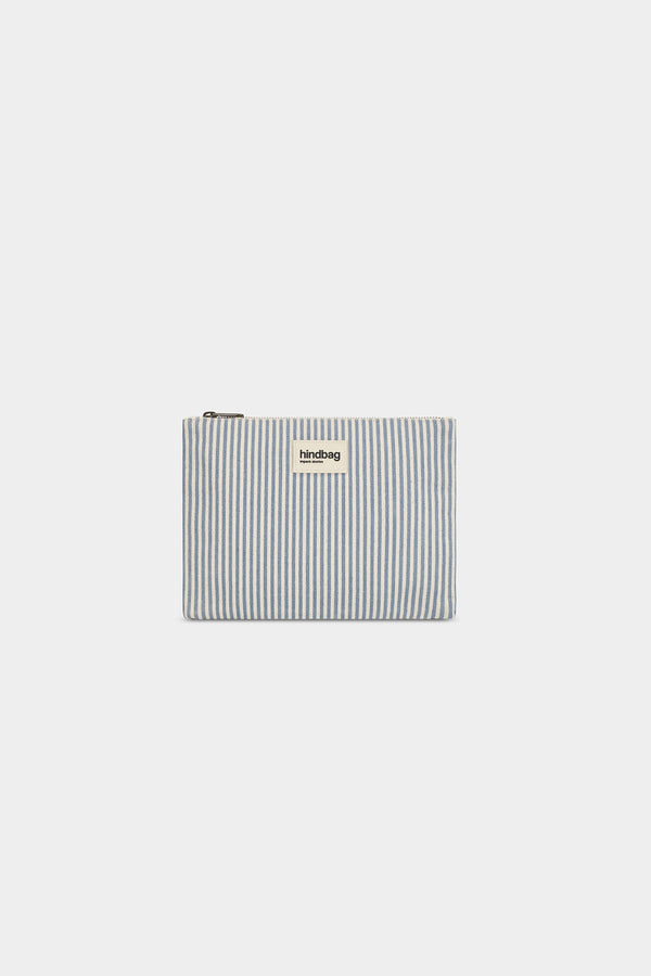 Pochette Ema Rayures bleu