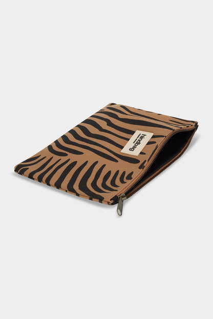Pochette Ema Zèbre cannelle