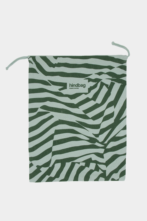 Green Stripe Gift Pouch