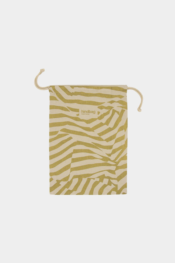 Golden Striped Gift Pouch