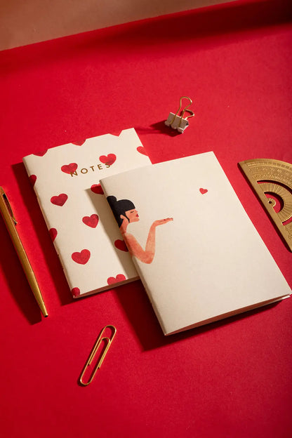 Kiss - A6 Pocket Notebook Duo