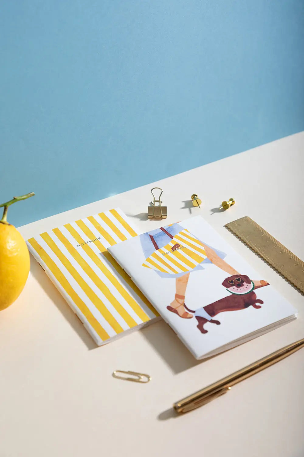 Summer Dachshund - A6 DUO Pocket Notebook