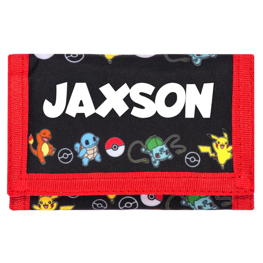 Personalized Pokémon Wallet - Red