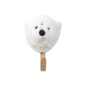 Polar bear plush coat rack