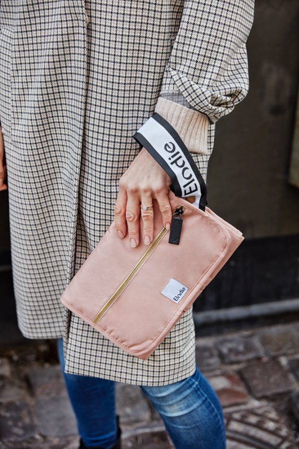 Mobile Wickelunterlage Faded Rosa