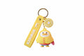 Portachiavi papera con impermeabile giallo – PVC e metallo