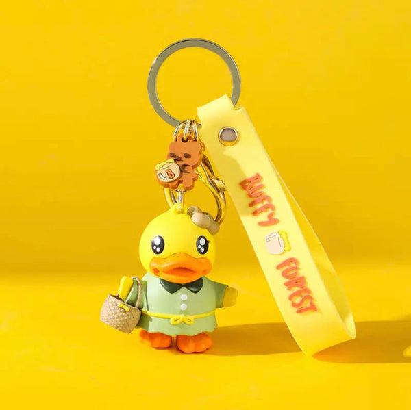 Porte-Clés Canard Jaune Campeuse – visuel produit