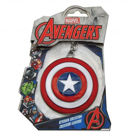 Keyring Bouclier Captain America 3D