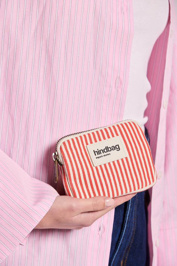 Lili Red Stripe Wallet