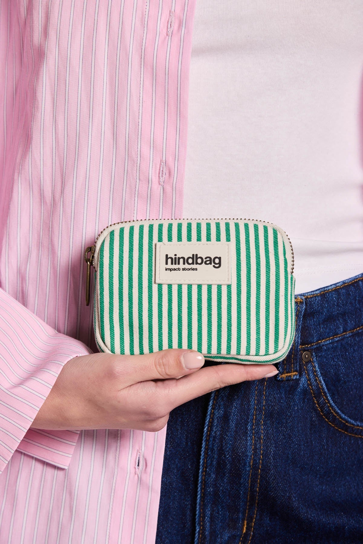Lili Striped Purse green