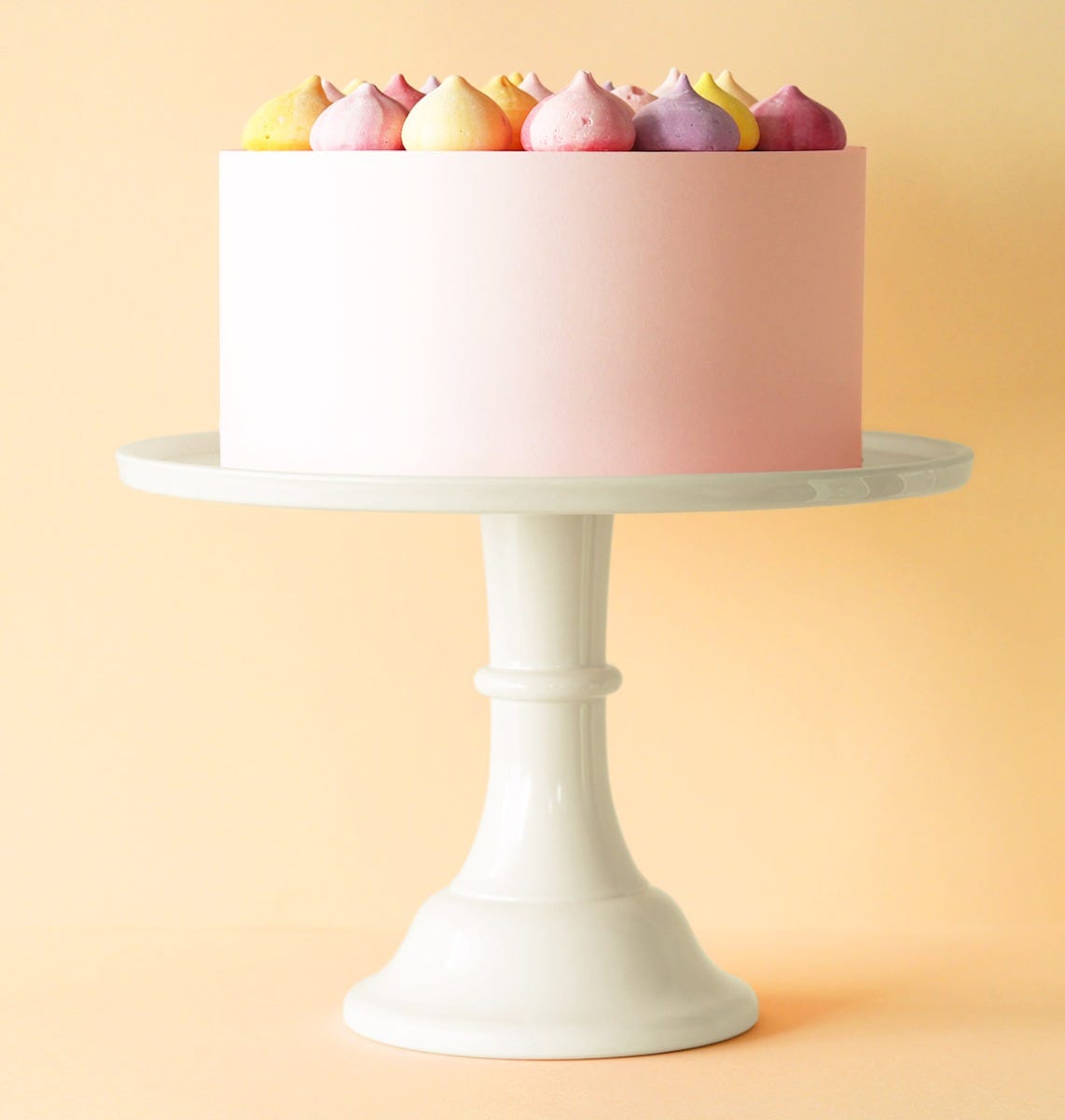 Présentoir à gâteau - grand format - crème vanille – vue 2 – A Little Lovely Company