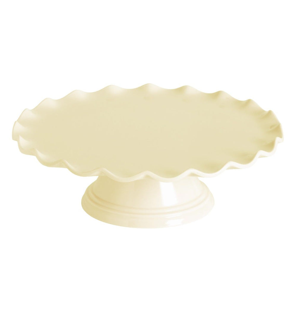 Présentoir à gâteau - ondulé - crème vanille