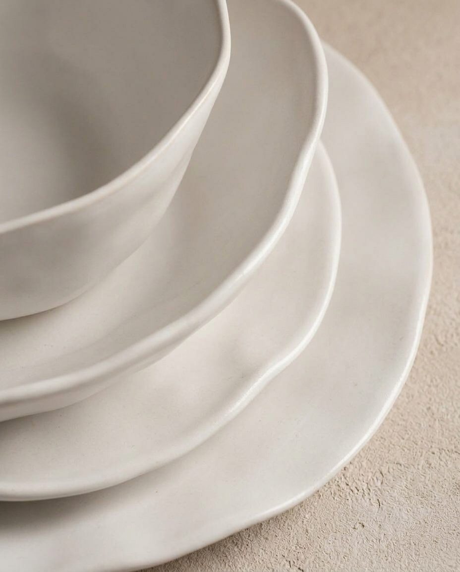 Pure Stoneware Pasta Plate 22cm