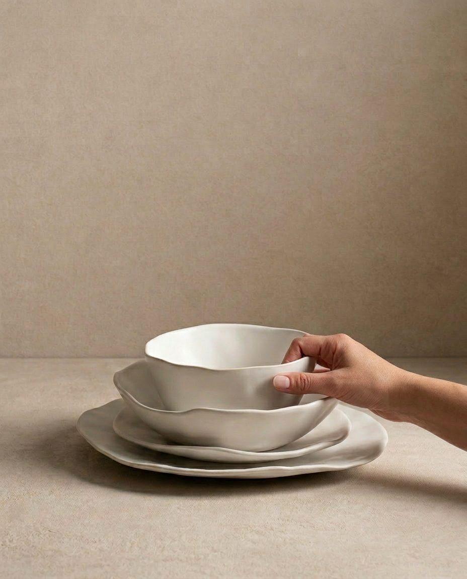 Pure Stoneware Assiette à pâtes 22 cm