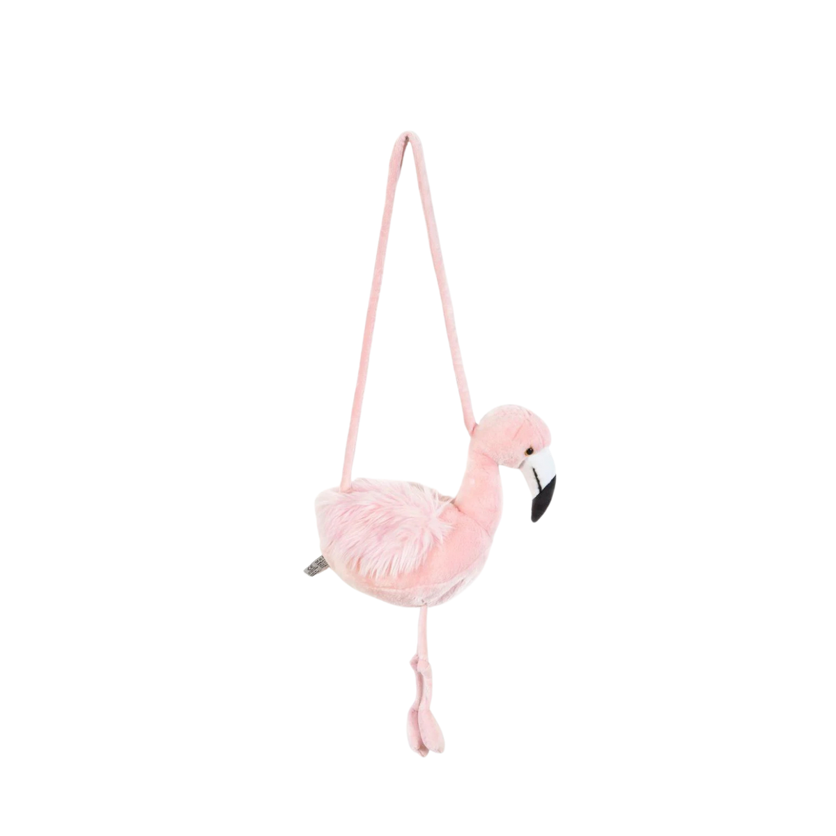 Pink flamingo child's shoulder bag