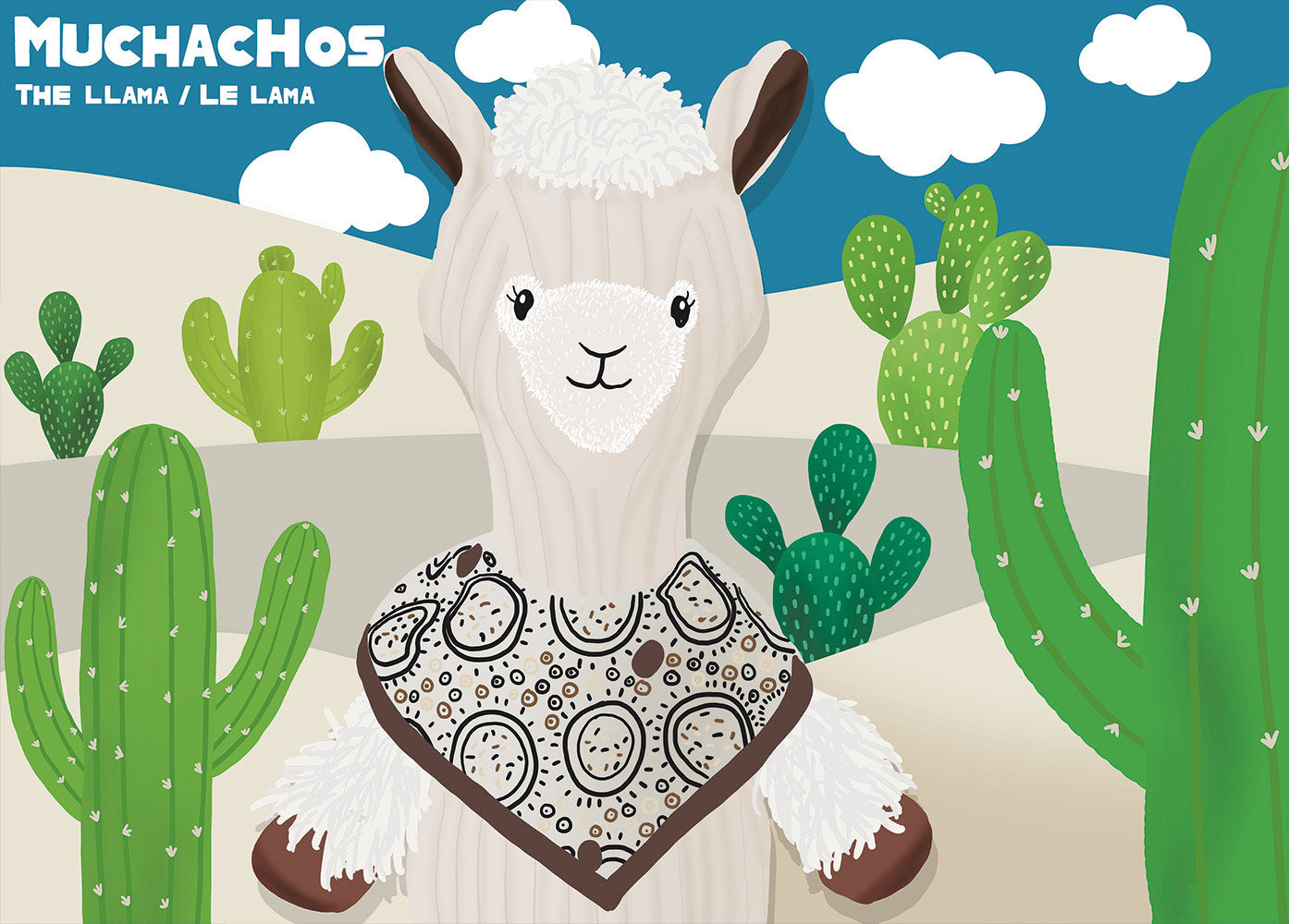 Puzzle Muchachos le lama 204 pièces