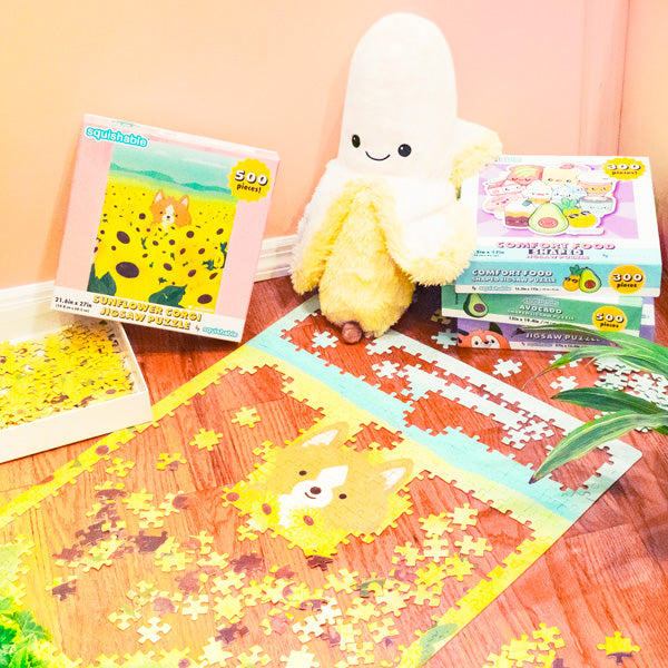 Puzzle Squishable – Corgi Tournesol