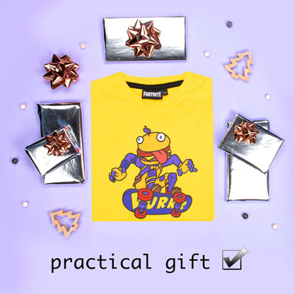 Fortnite Pajamas with Durr Burger Beef Boss Motif