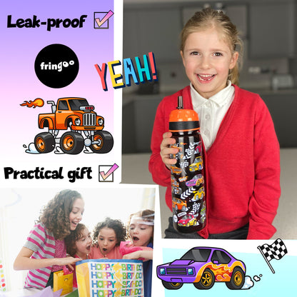 Straw Bottle – Race Cars