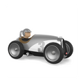 Voiture de Course Argentée
