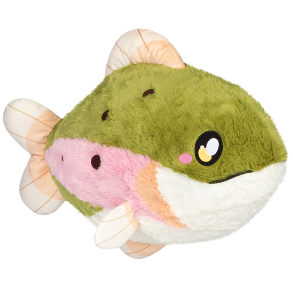 Peluche Squishable – Truite Arc-en-Ciel