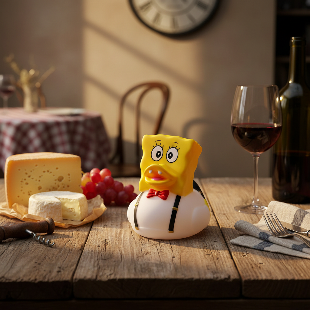 Testa d'anatra alla Gruyère