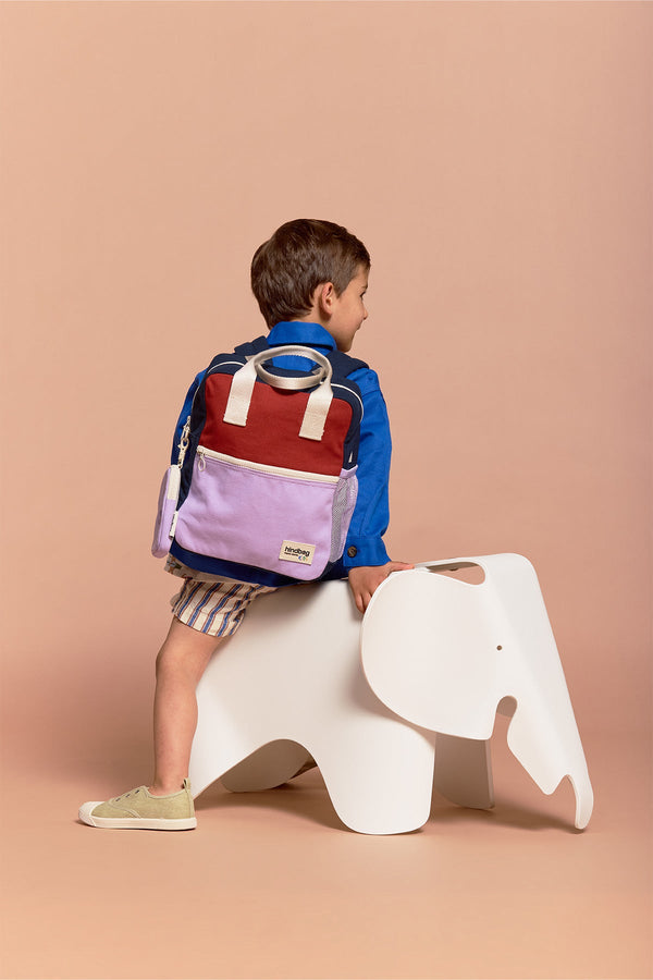 Arthur Tricolor Backpack Terracotta