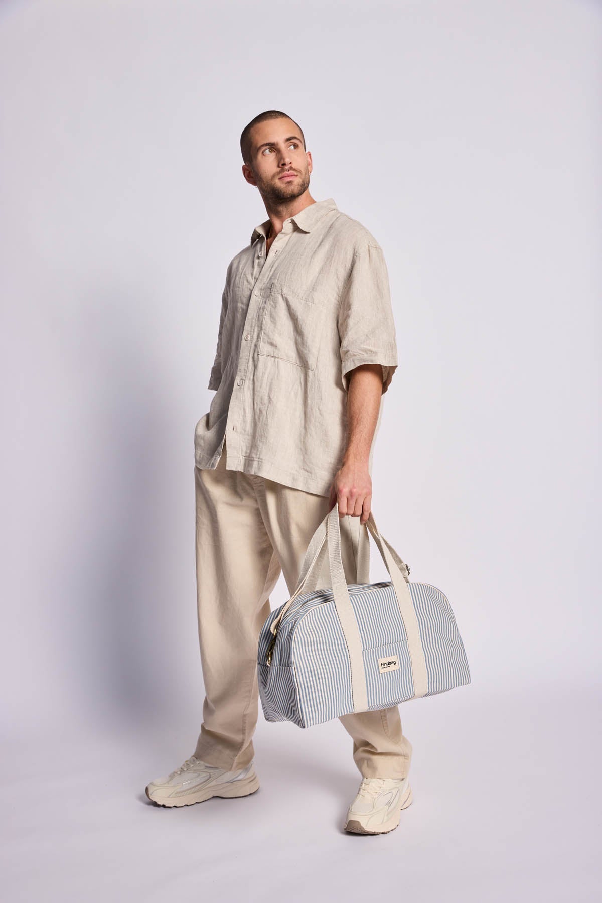 Charlie bowling bag Blue stripes