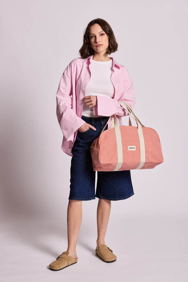 Charlie bowling bag Red stripes