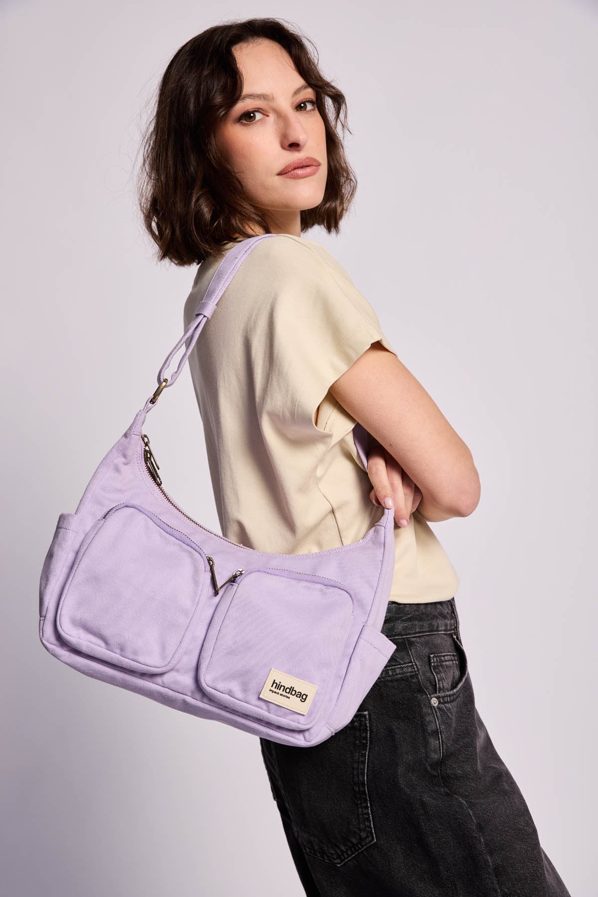 Emile Lilac Multi-pocket Bag