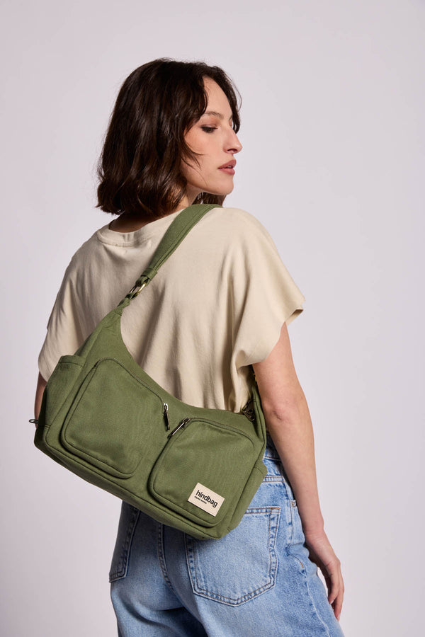 Emile Multi-Pocket Olive Bag