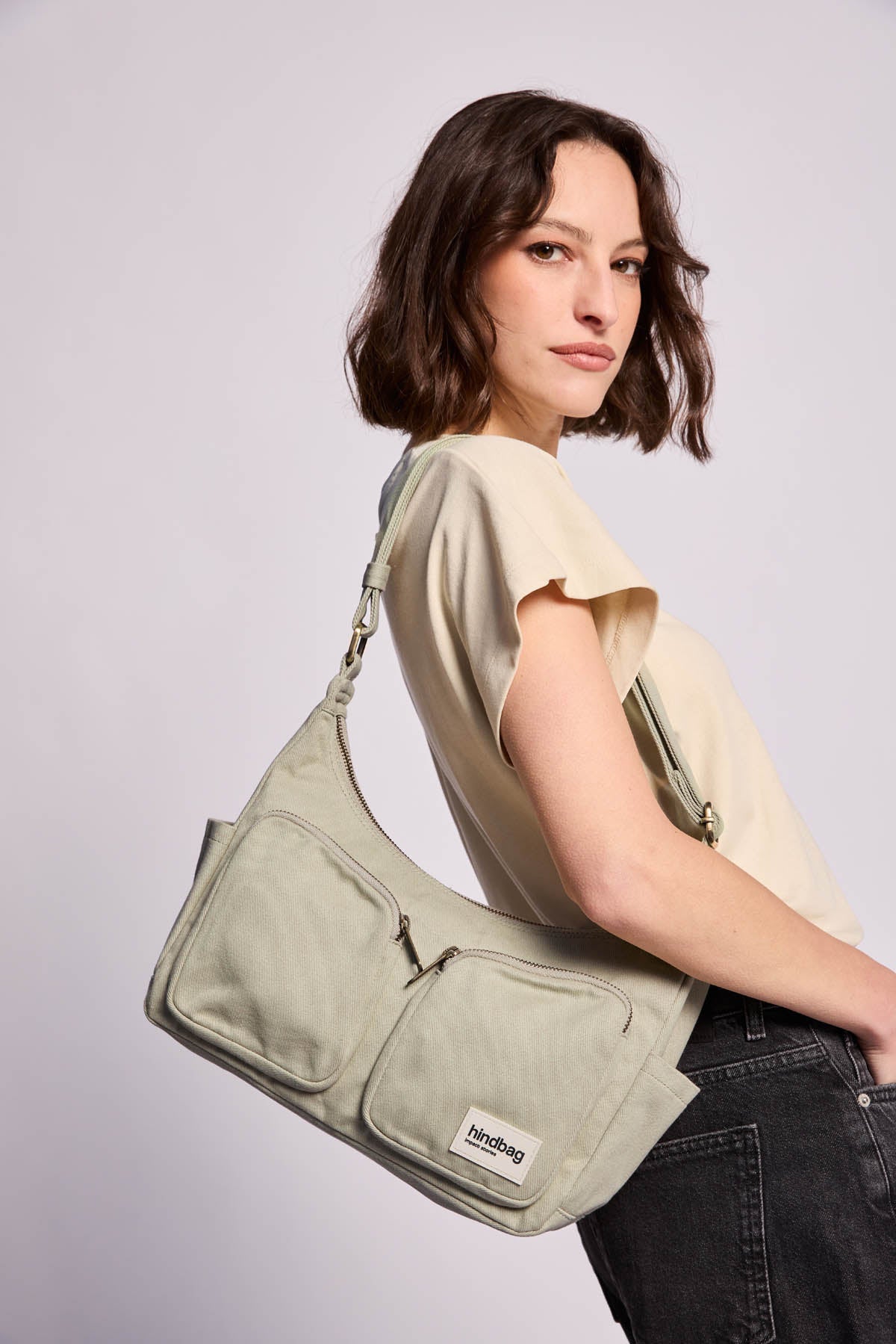 Emile multi-pocket bag Clay Green