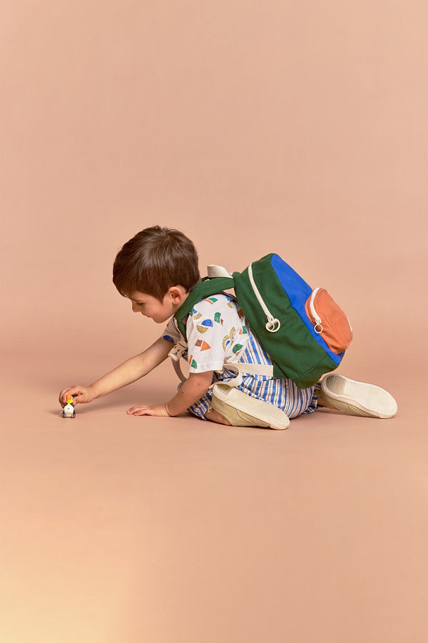Romy Tricolor Electric Blue Backpack