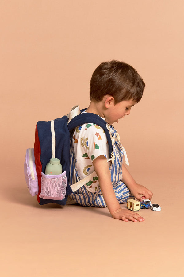 Romy Tricolor Terracotta Backpack