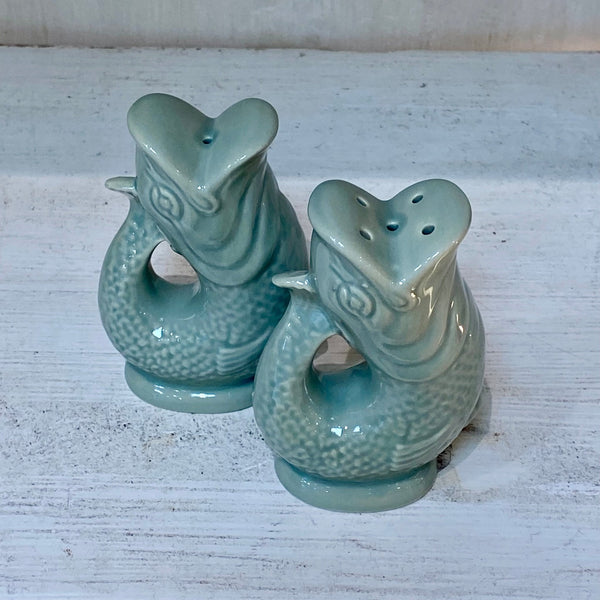 Salière et poivrière Poissons « Gluggle Pots » - Sauge – vue 2