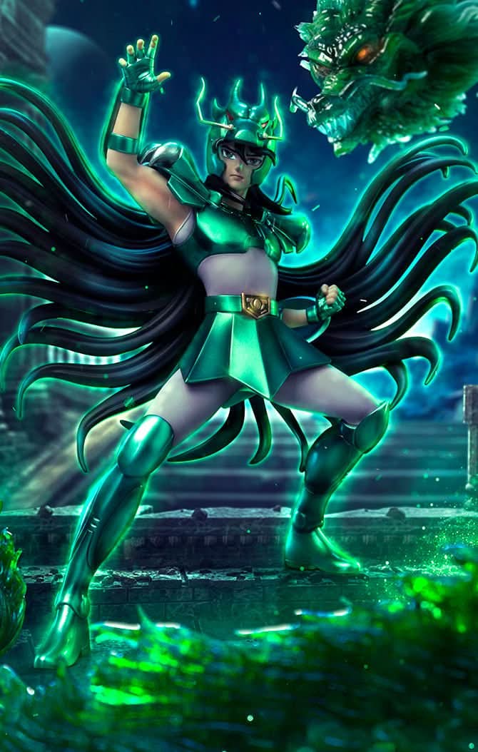 Dragon Shiryu Deluxe Statue - Saint Seiya - Art Scale 1/10 - Iron Studios
