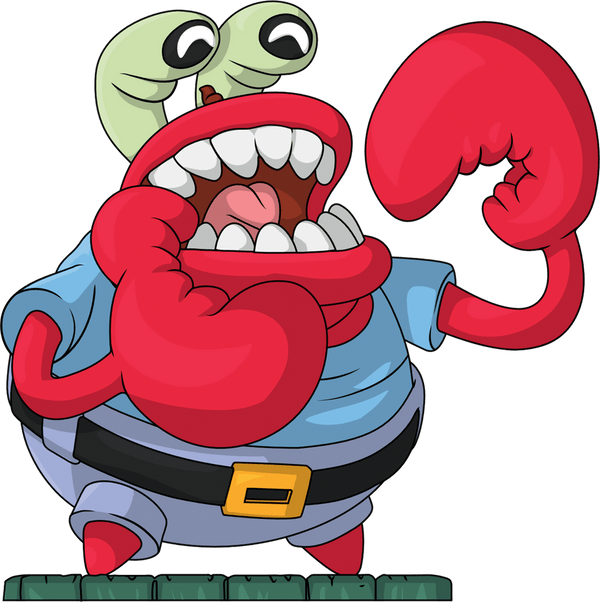 Étrangler Mr. Krabs