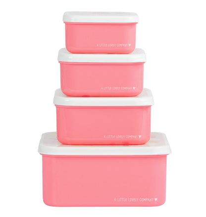 Lot de 4 boîtes repas et goûter - Glaces – vue 4 – A Little Lovely Company