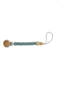 Schnullerkette Round aus Silikon Jade