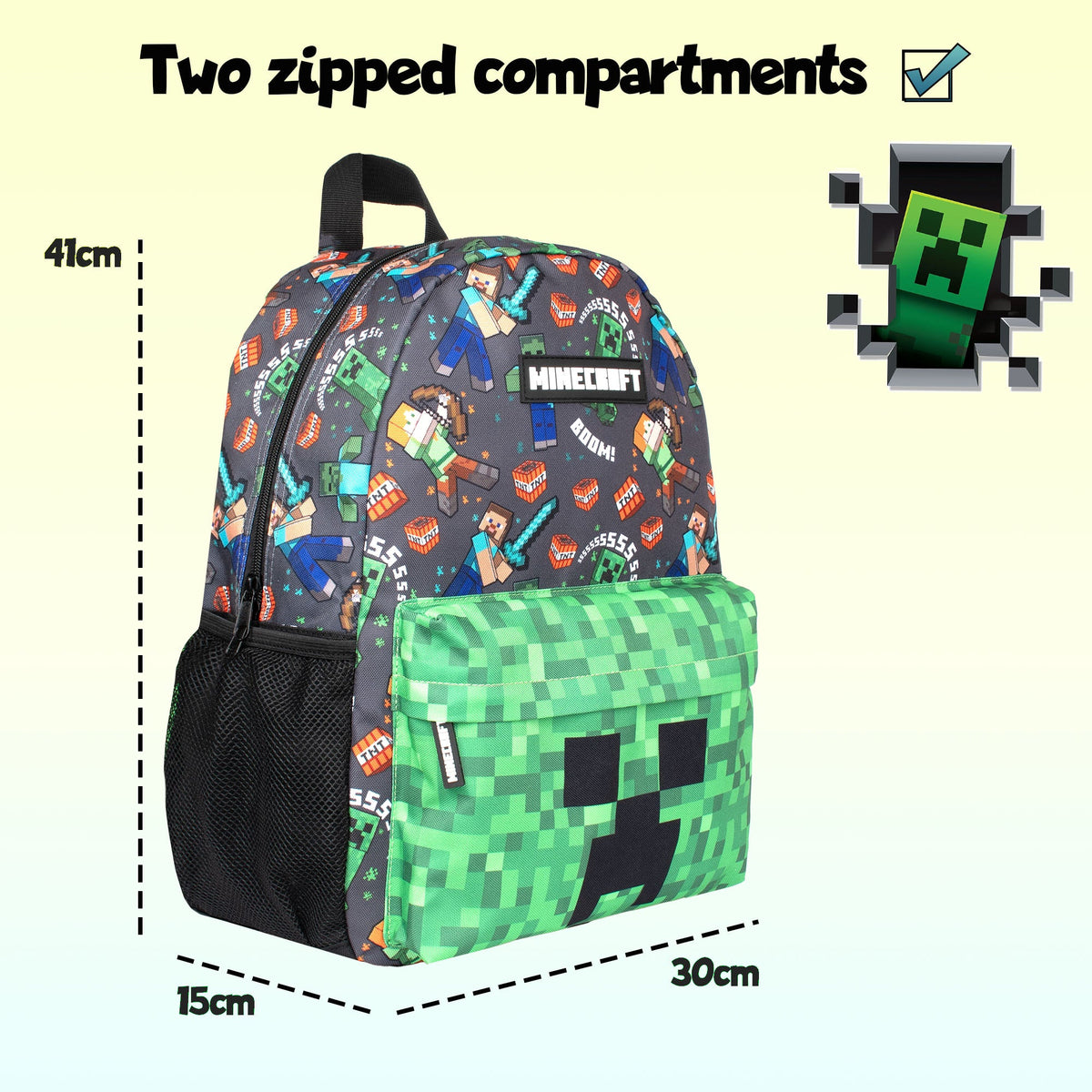 Sac à dos Large – Minecraft