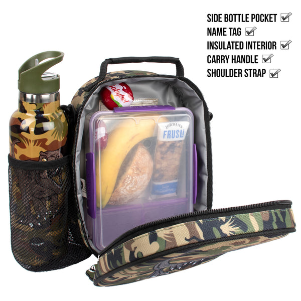 Sac repas – Camouflage dinosaure