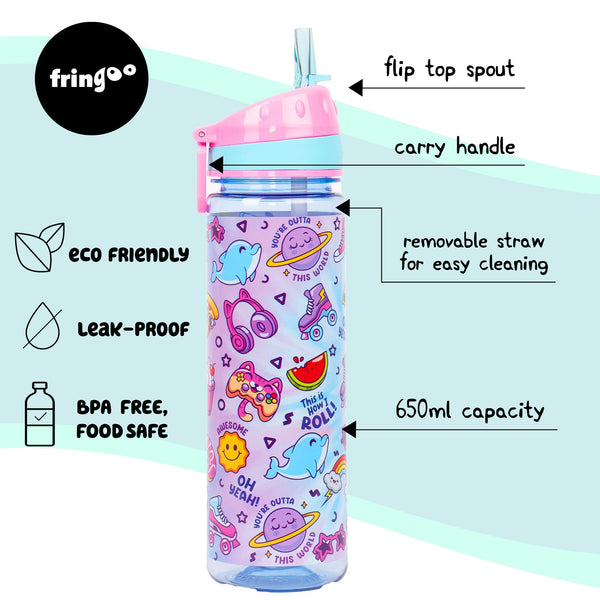 Straw Bottle - Girls' Gang